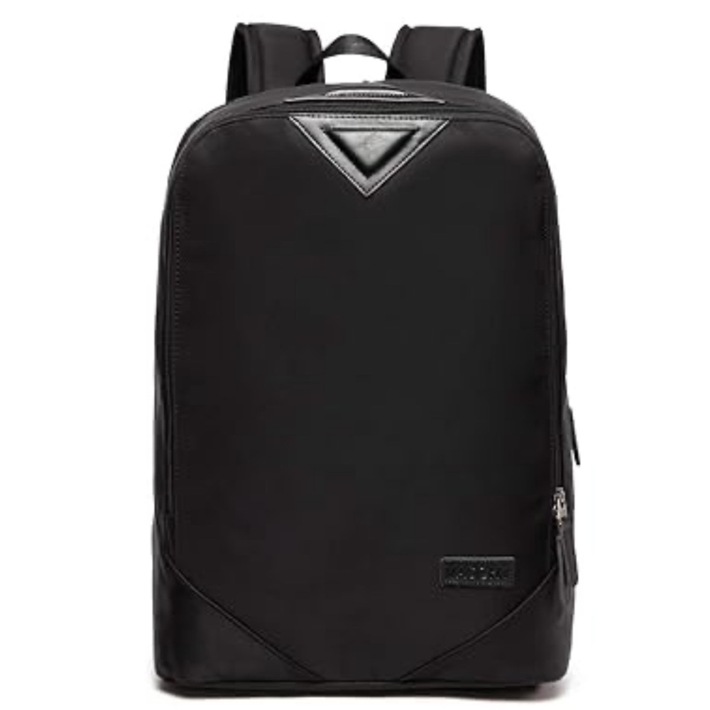 VASCHY Black Mesh Laptop /Messenger Backpack
